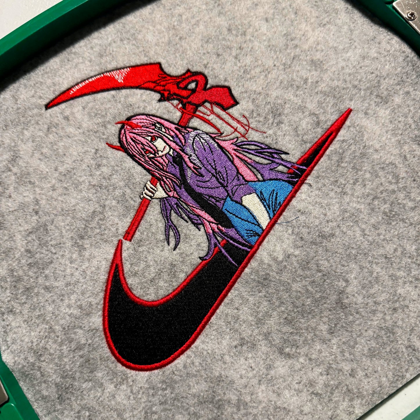 LIMITED Power Blood Scythe EMBROIDERED ANIME HOODIE