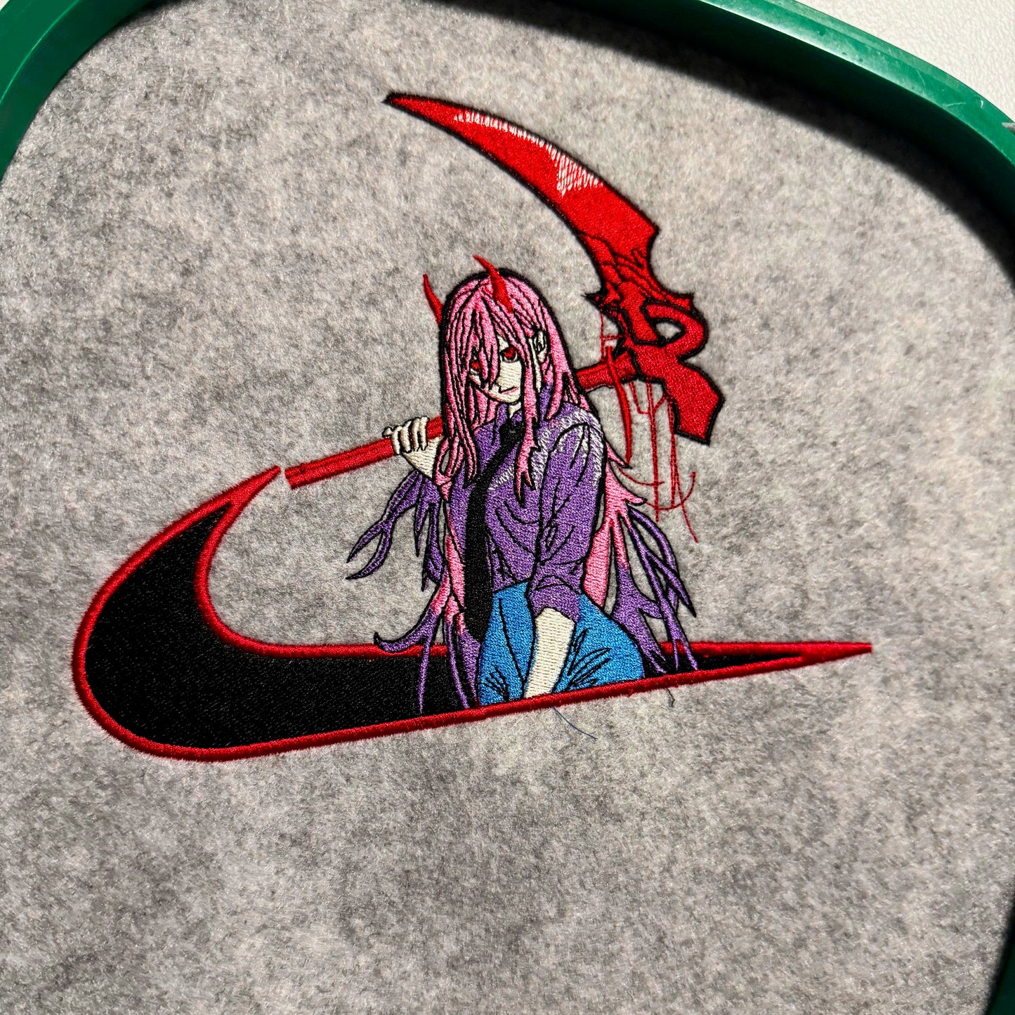 LIMITED Power Blood Scythe EMBROIDERED ANIME HOODIE