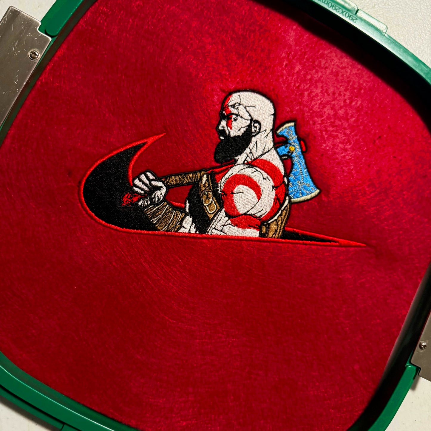 LIMITED God of War Ragnarök EMBROIDERED ANIME HOODIE