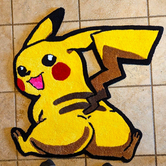 Pokémon Gyat Pikachu Handmade Rug