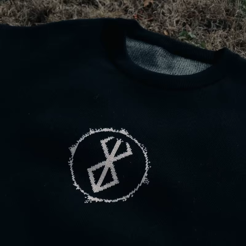 LIMITED Berserk Guts Vintage Knitted Sweatshirt