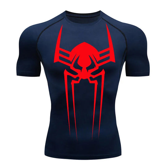 Spiderman 2099 Inspired Athletic Compression Shirt