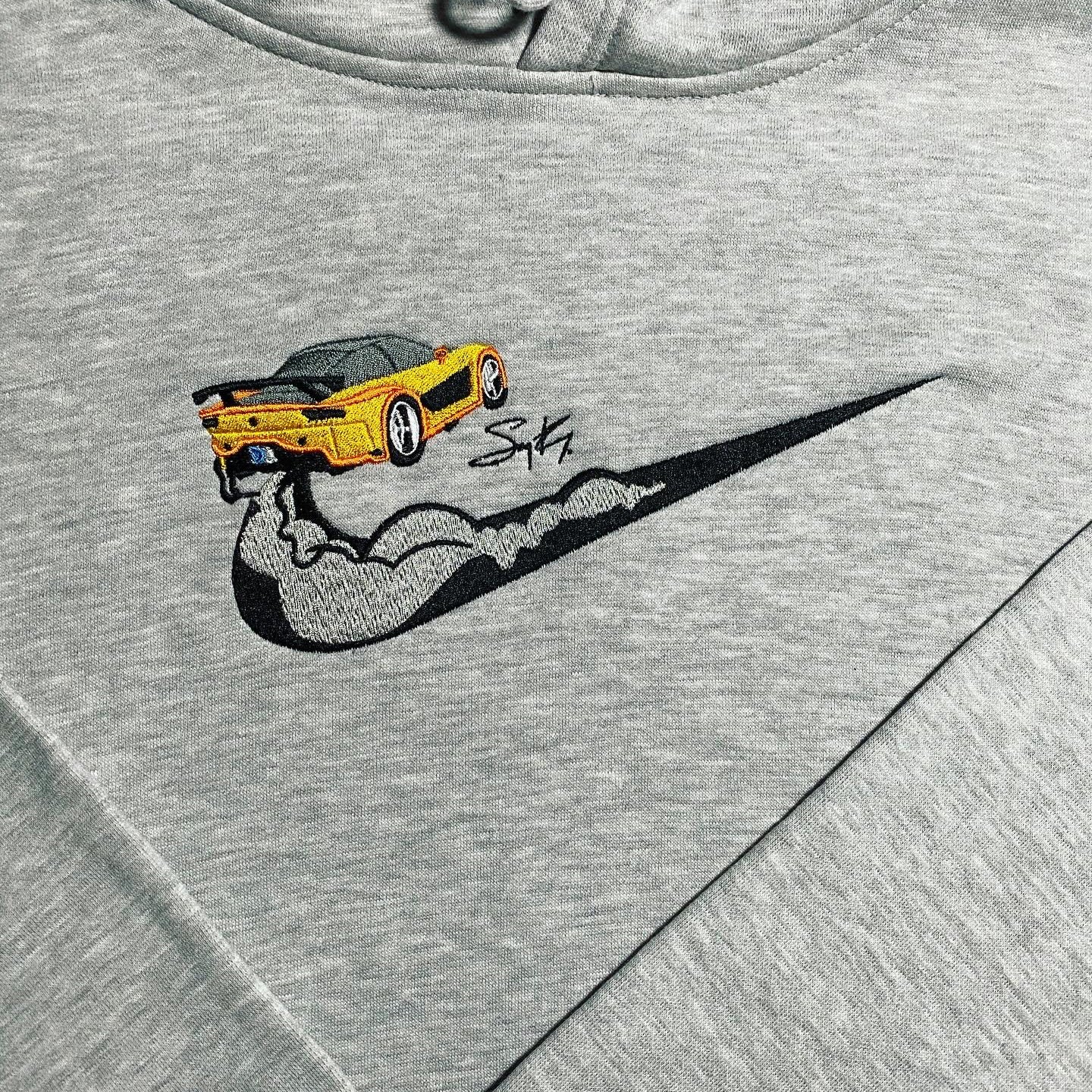 LIMITED Han's RX7 Just Drift It EMBROIDERED HOODIE
