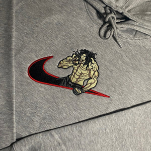 LIMITED Baki X Pickle Hanma EMBROIDERED HOODIE