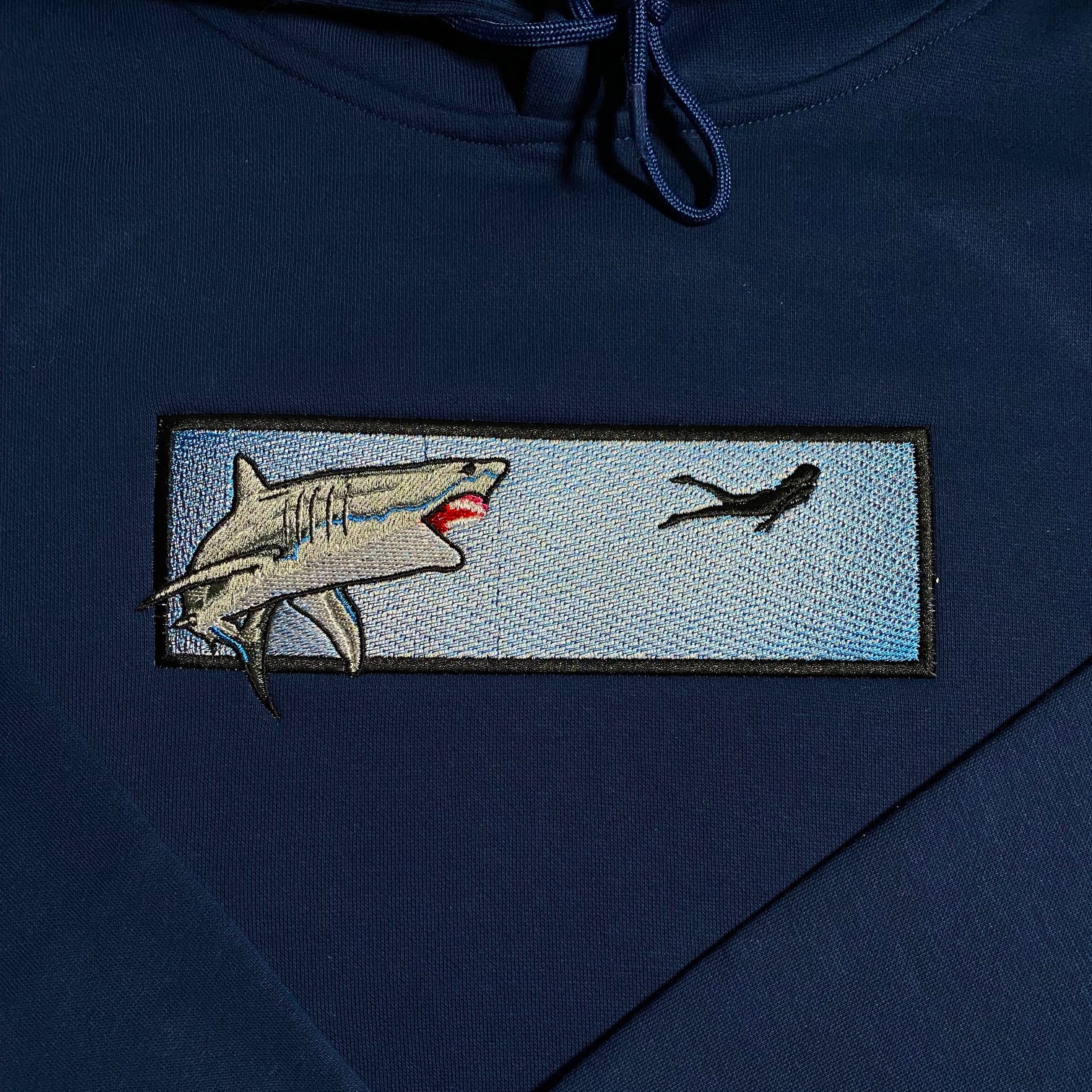 Limited Shark Attack Streetwear EMBROIDERED HOODIE