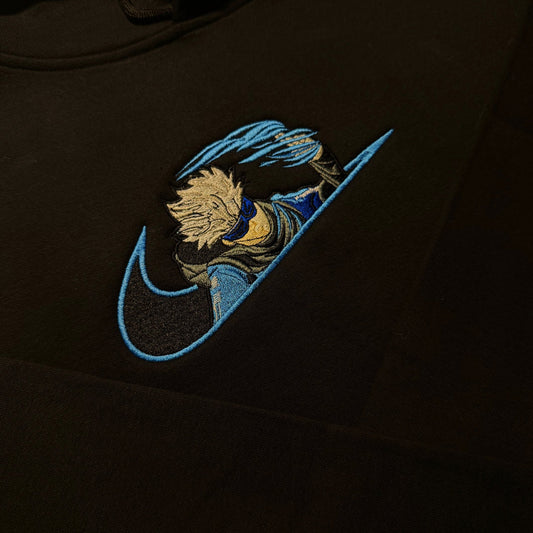 LIMITED Gojo Blue Flames EMBROIDERED ANIME HOODIE