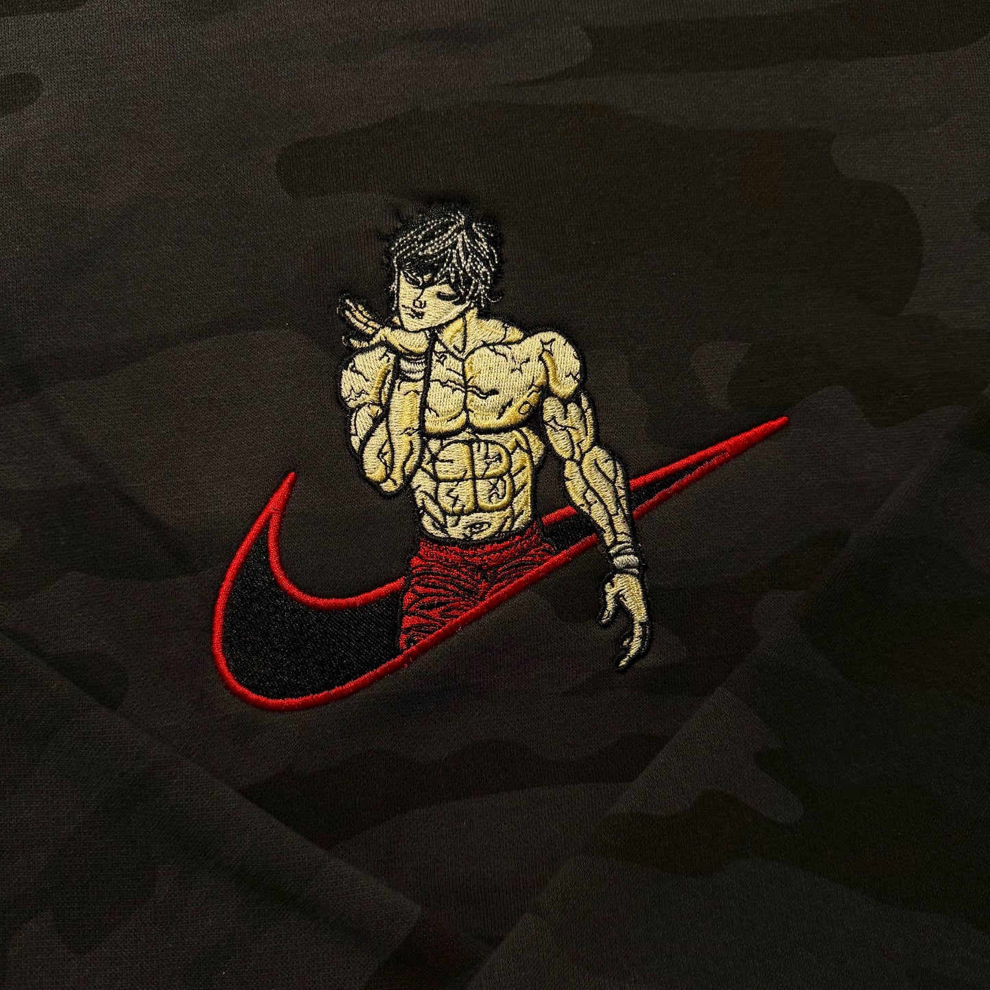 LIMITED The Grappler EMBROIDERED ANIME HOODIE