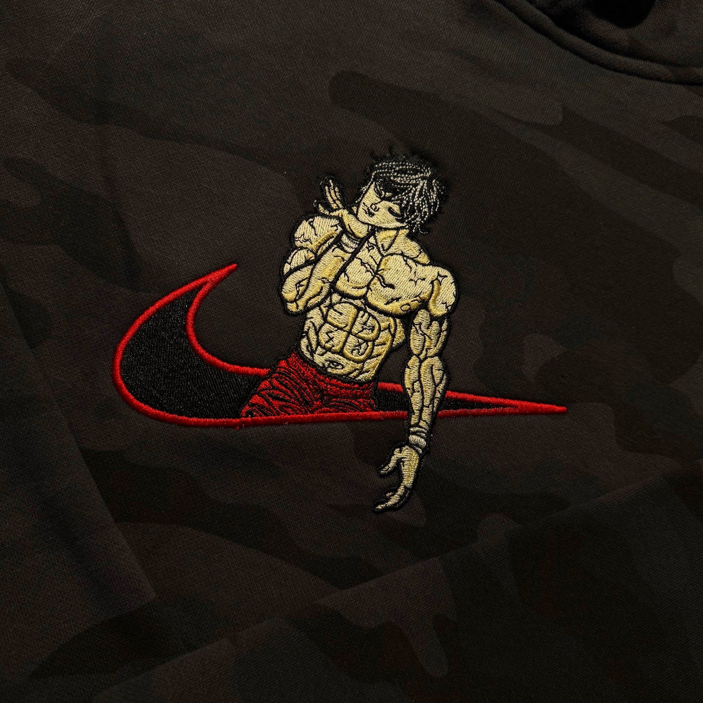 LIMITED The Grappler EMBROIDERED ANIME HOODIE