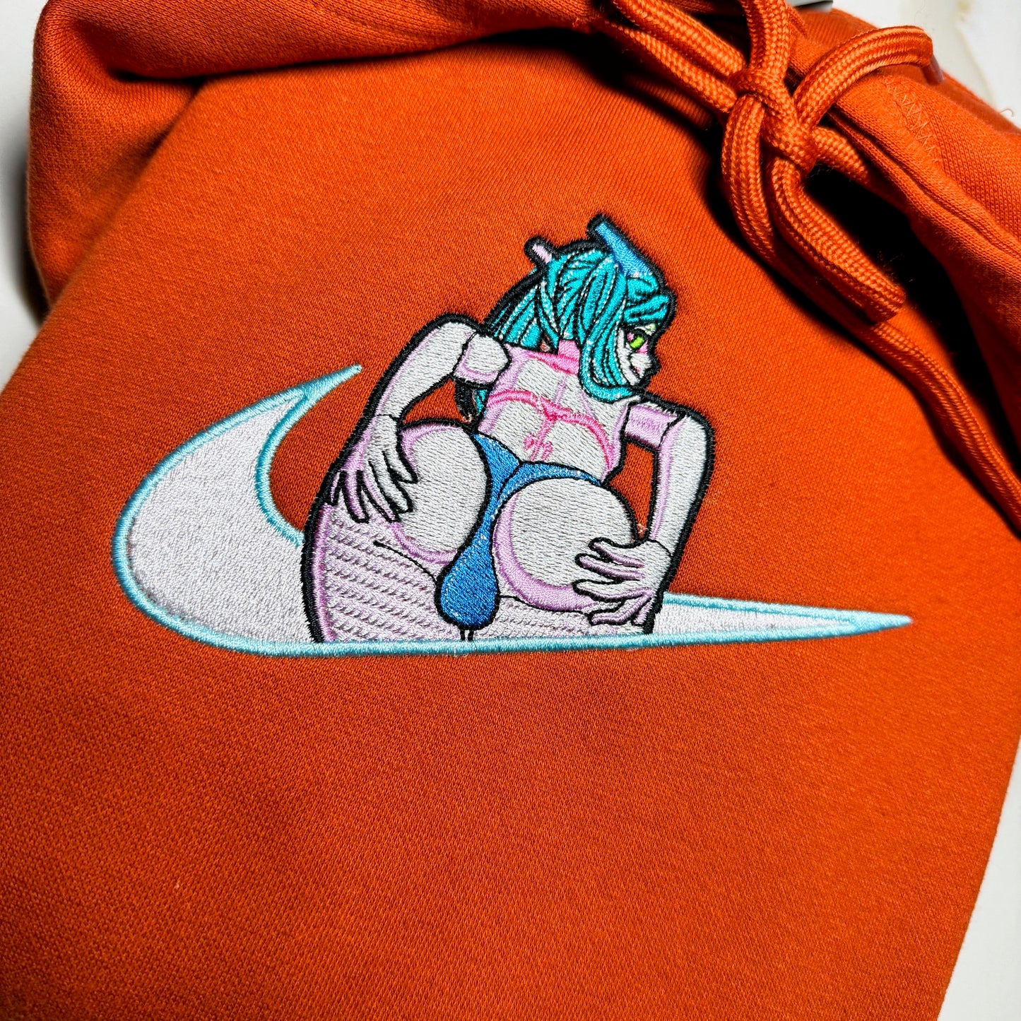 LIMITED Rebecca CyberPunk Gyat EMBROIDERED ANIME HOODIE