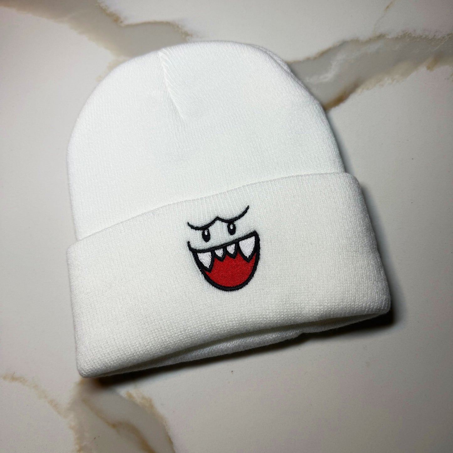 LIMITED Nintendo King Boo Embroidered Beanie