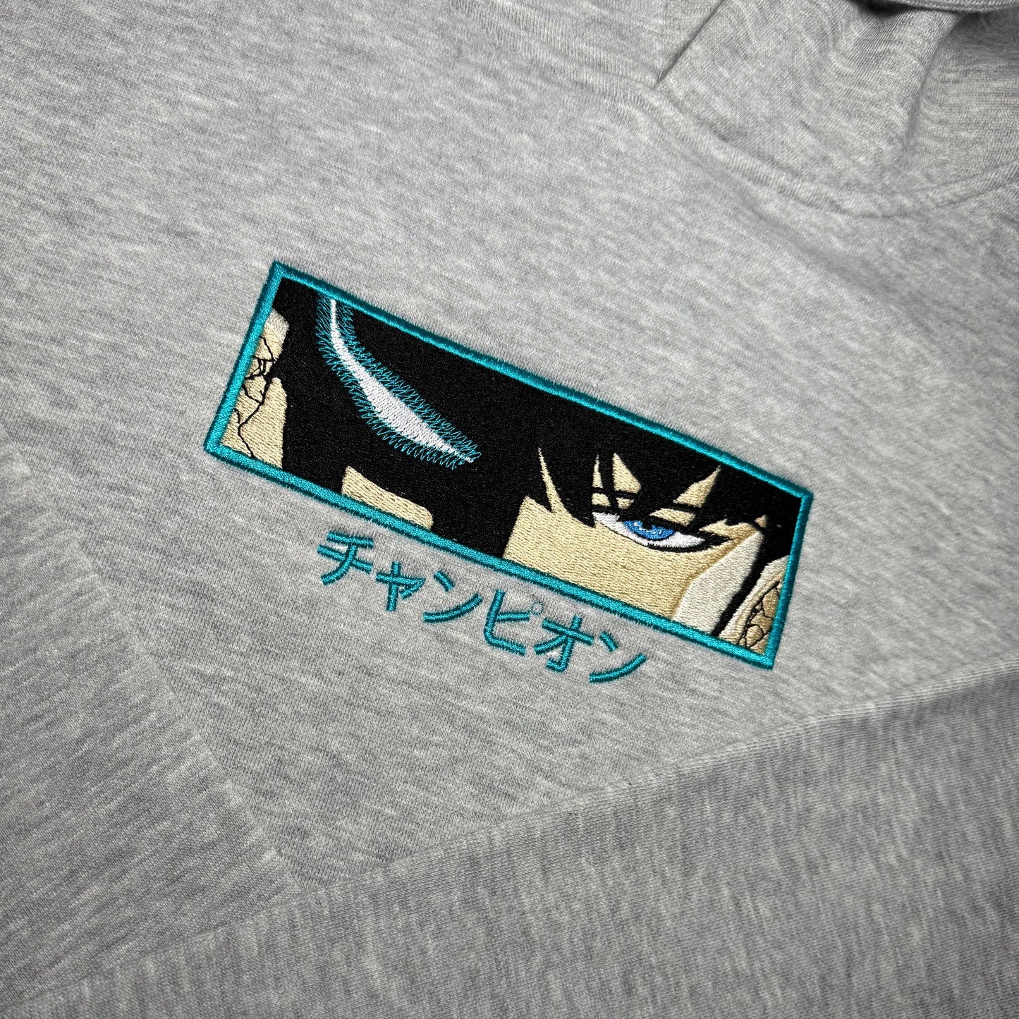 LIMITED SOLO LEVELING SUNG JINWOO EYES EMBROIDERED HOODIE