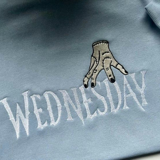 Wednesday Embroidered Sweatshirt/Crewneck