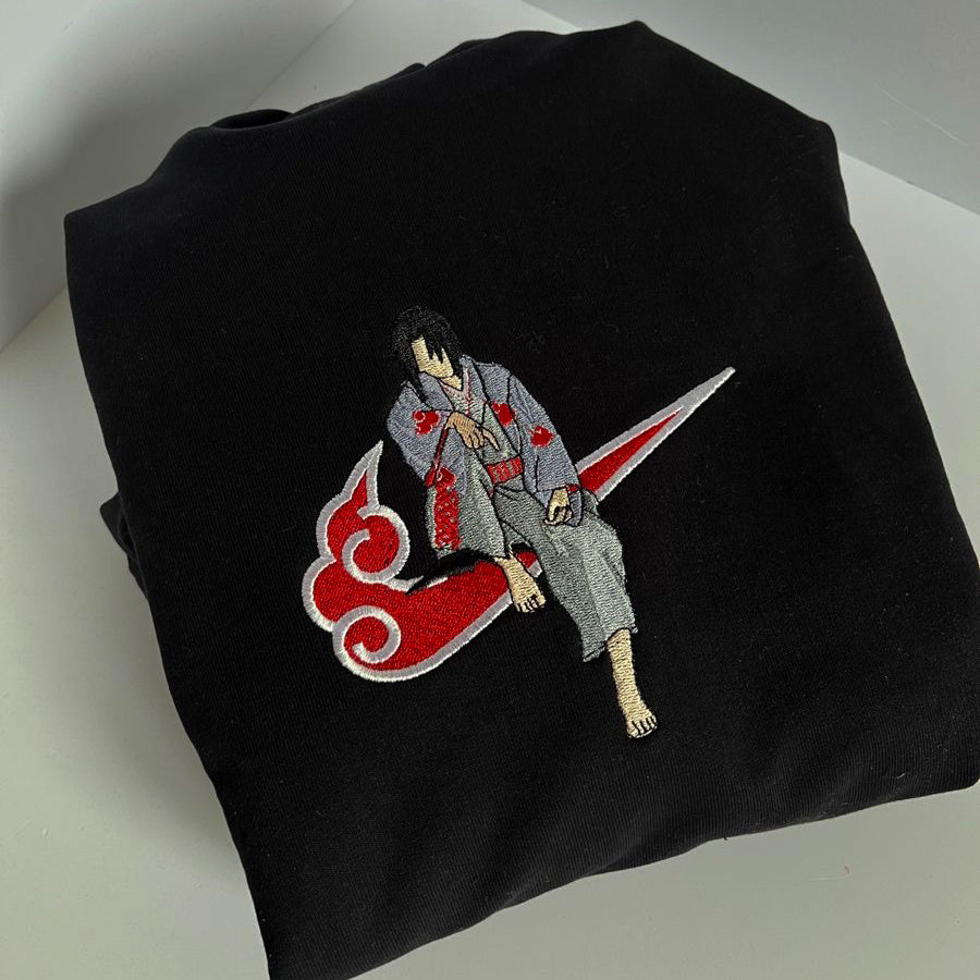 Limited Naruto Akatsuki Cloud Itachi Uchiha EMBROIDERED ANIME HOODIE