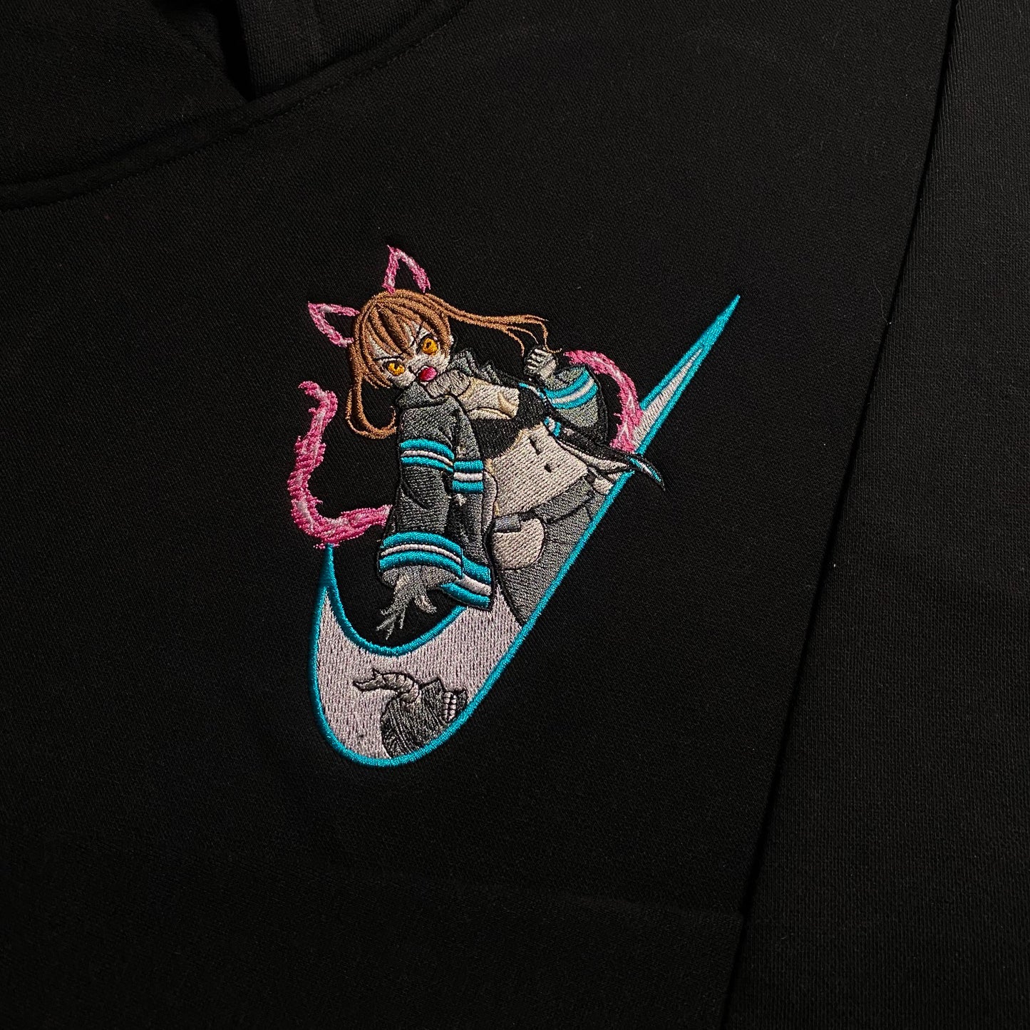 LIMITED Fire Force Tamaki Gyat EMBROIDERED ANIME HOODIE