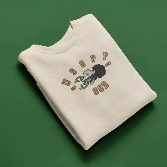 One Piece College Inspired Embroidered Sweatshirt/Crewneck
