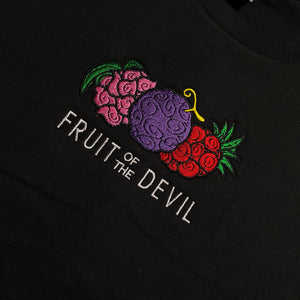 LIMITED Fruit of the Devil EMBROIDERED Gym HOODIE