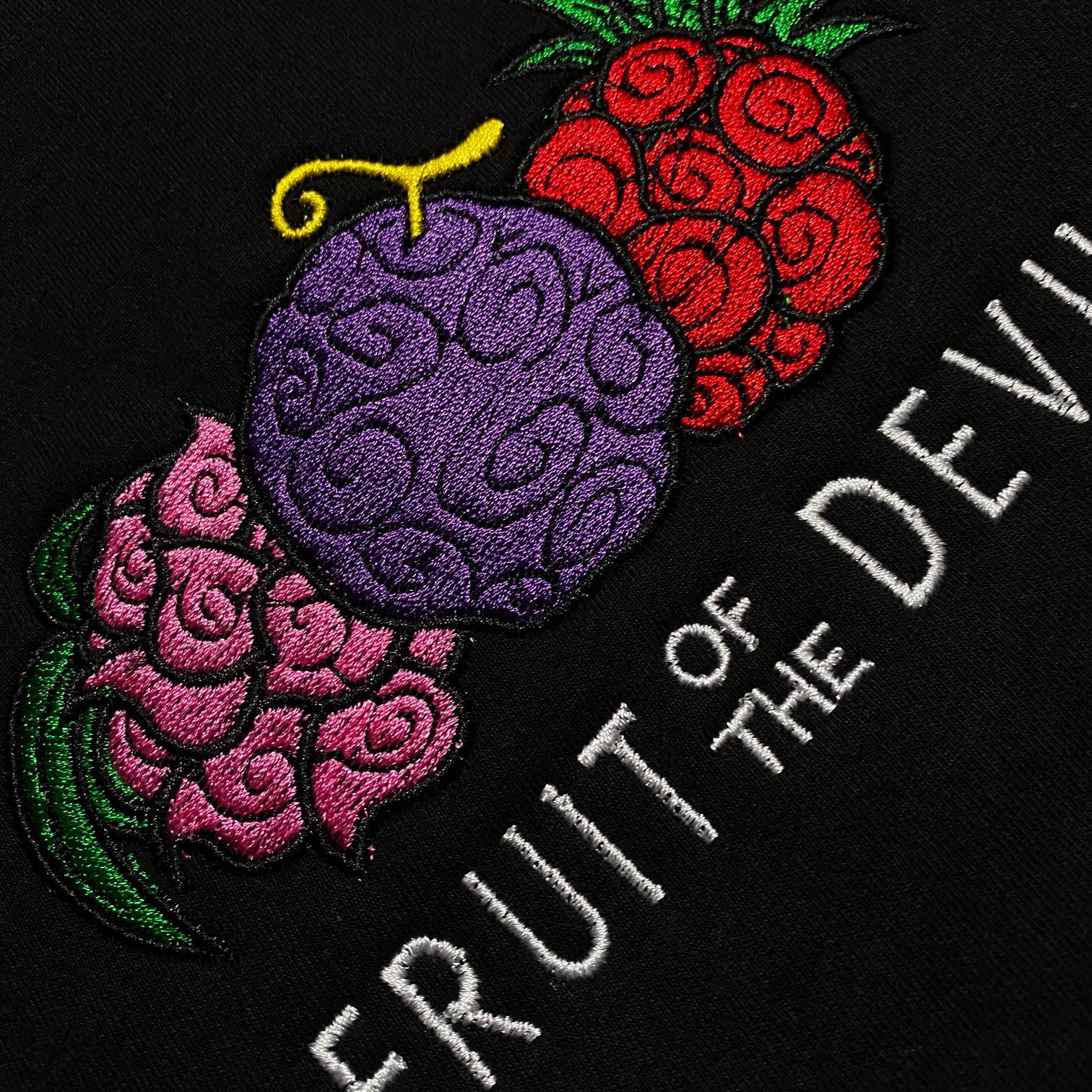 LIMITED Fruit of the Devil EMBROIDERED Gym HOODIE