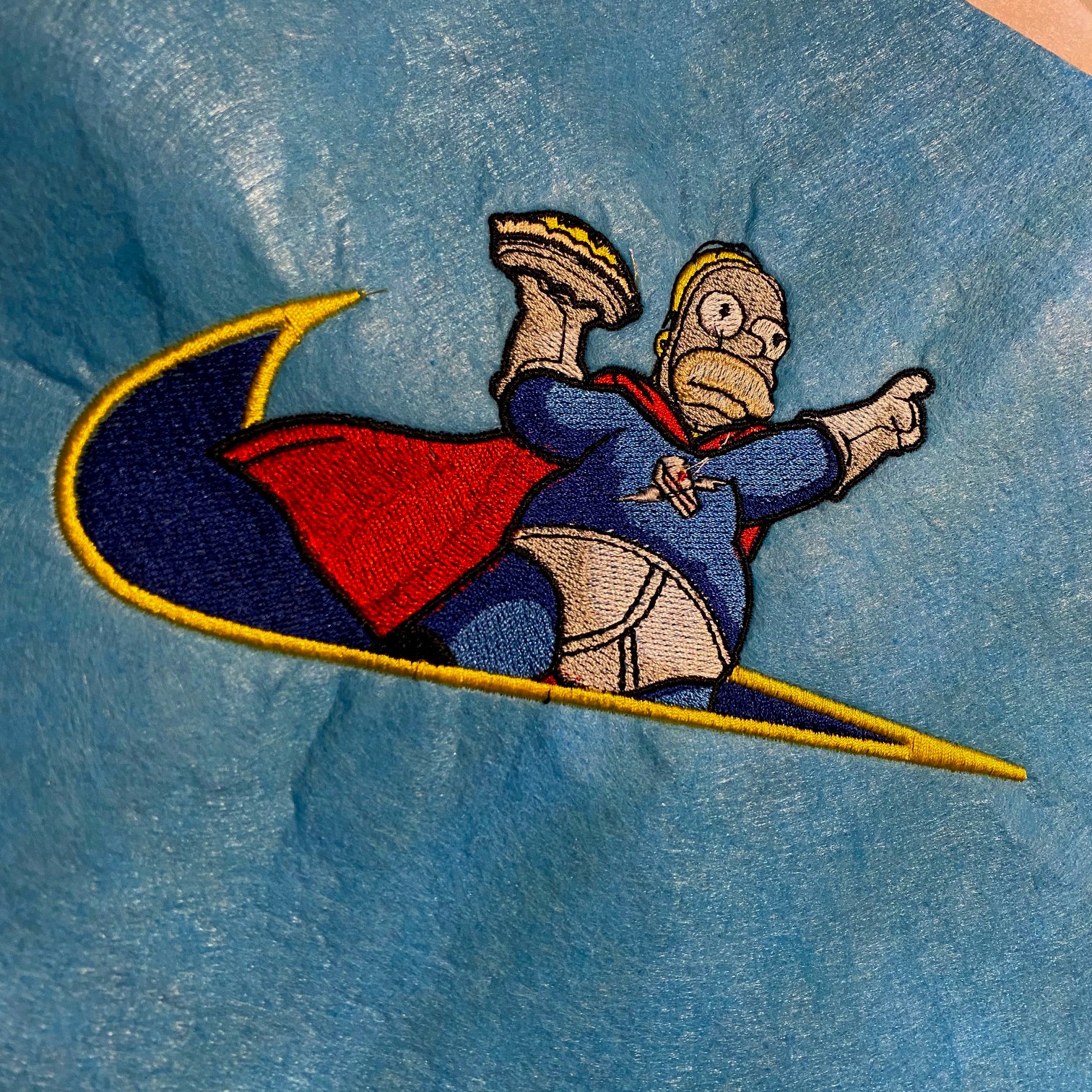 LIMITED Hero Homer EMBROIDERED Gym HOODIE