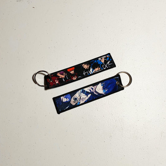 LIMITED Blue Lock EMBROIDERED KEY CHAIN/TAG