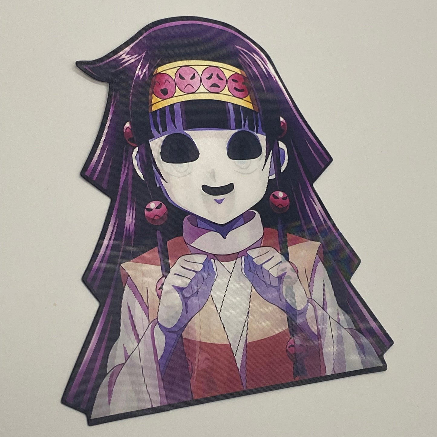 Anime Inspired 3D Motion Lenticular Sticker