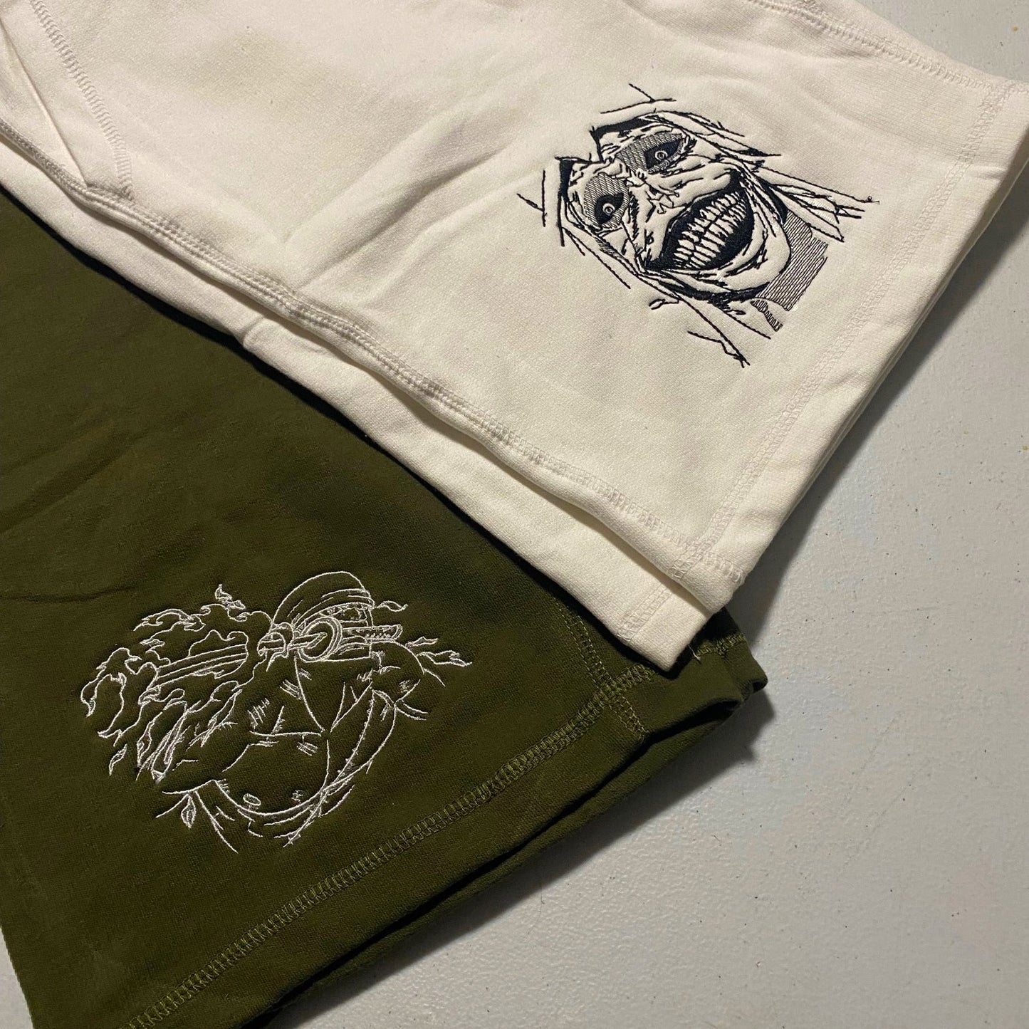 LIMITED One Piece X Zoro Embroidered GYM SHORTS