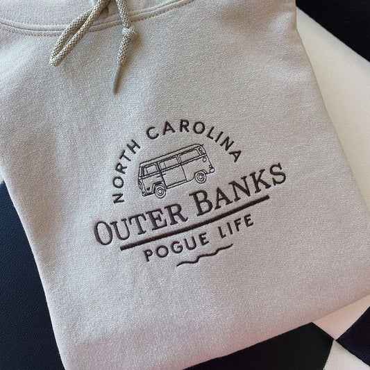 Outer Banks Embroidered Sweatshirt/Crewneck