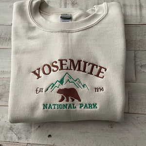 Yosemite Embroidered Sweatshirt/Crewneck