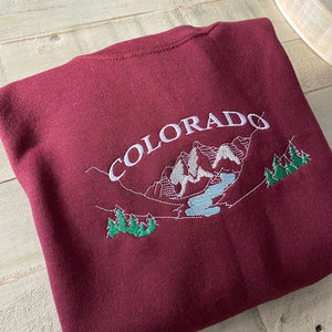 Colorado Embroidered Sweatshirt/Crewneck