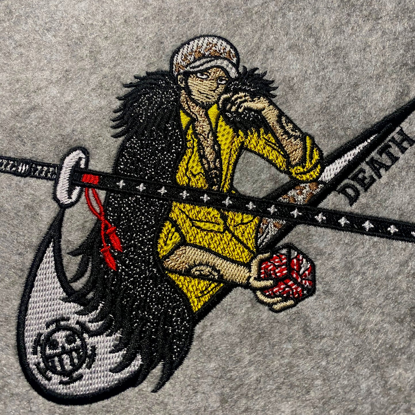 LIMITED Law Death EMBROIDERED GYM HOODIE