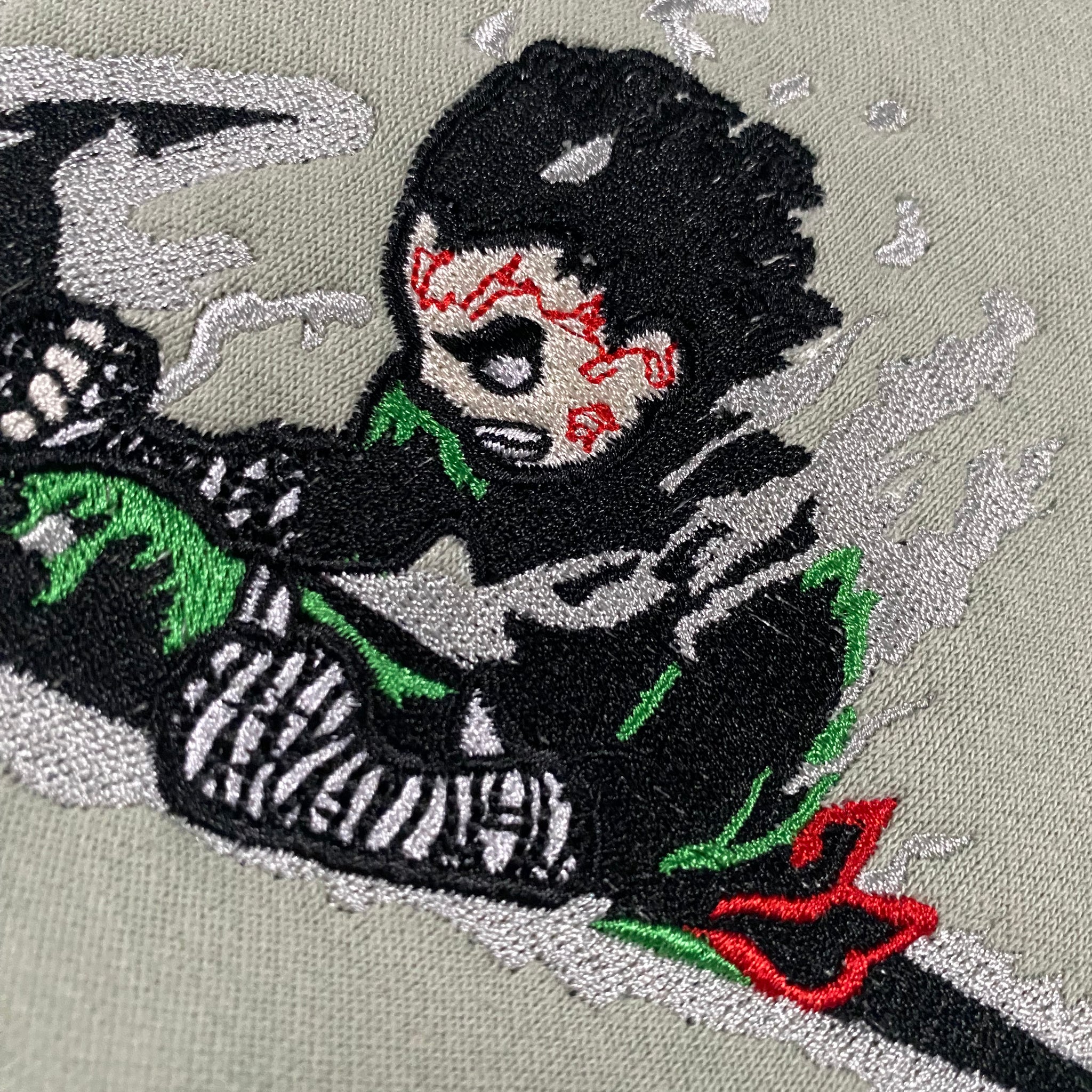 LIMITED Rock Inferno EMBROIDERED ANIME HOODIE