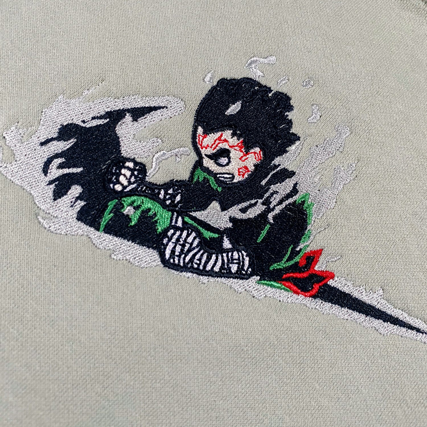 LIMITED Rock Inferno EMBROIDERED ANIME HOODIE