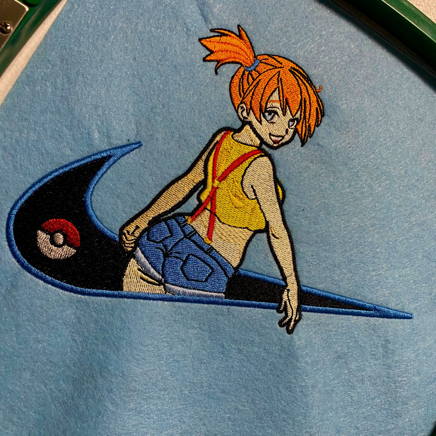 LIMITED Pokémon Trainer Misty Gyat EMBROIDERED GYM HOODIE
