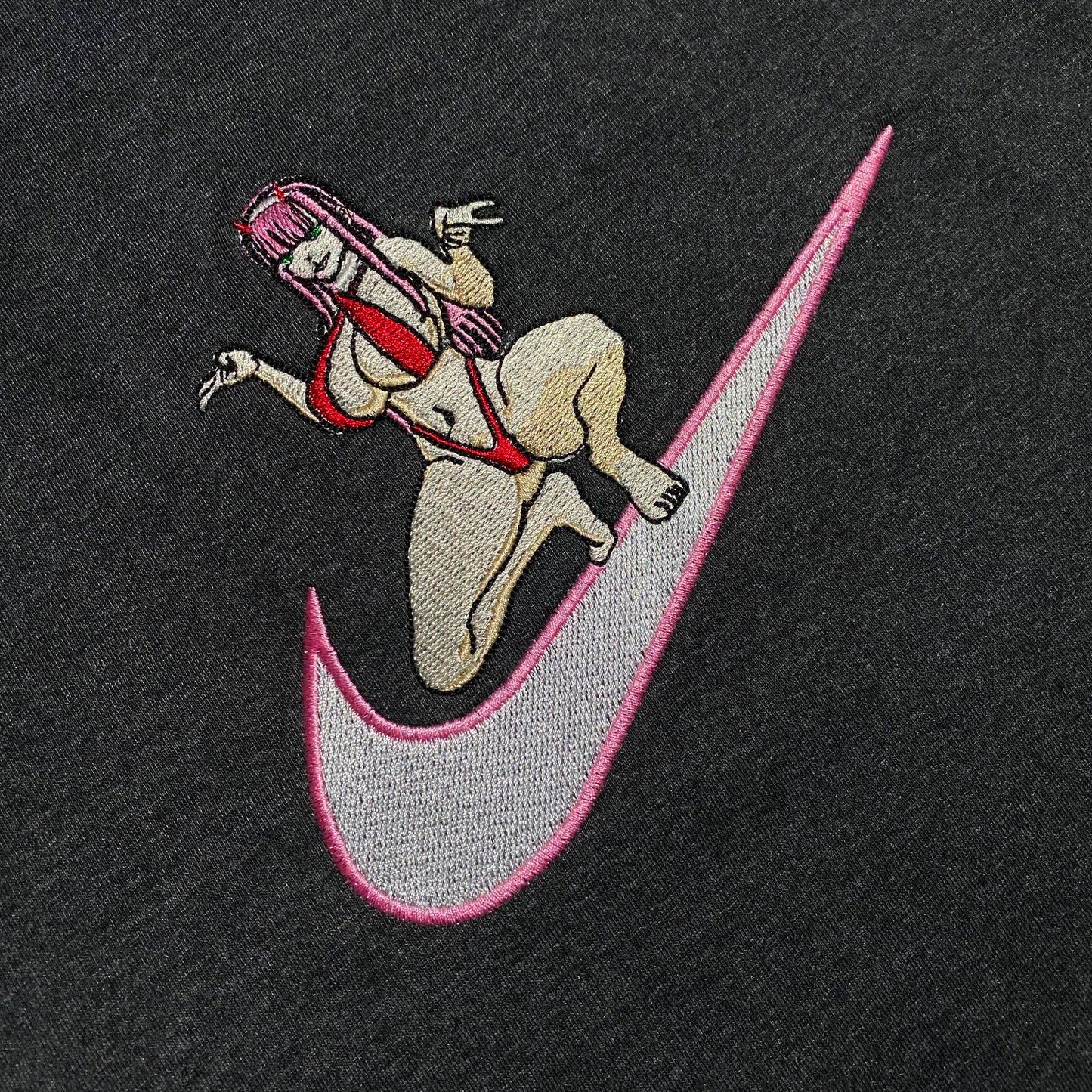 LIMITED Zero Two Squat Gyat EMBROIDERED Gym HOODIE