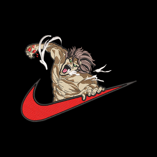 LIMITED Wall Titan EMBROIDERED ANIME HOODIE
