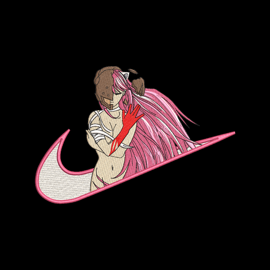 LIMITED Elfen Lied Lucy EMBROIDERED ANIME HOODIE