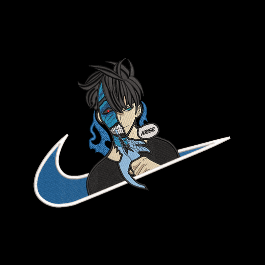 LIMITED Solo Leveling Statue of God Blade EMBROIDERED ANIME HOODIE