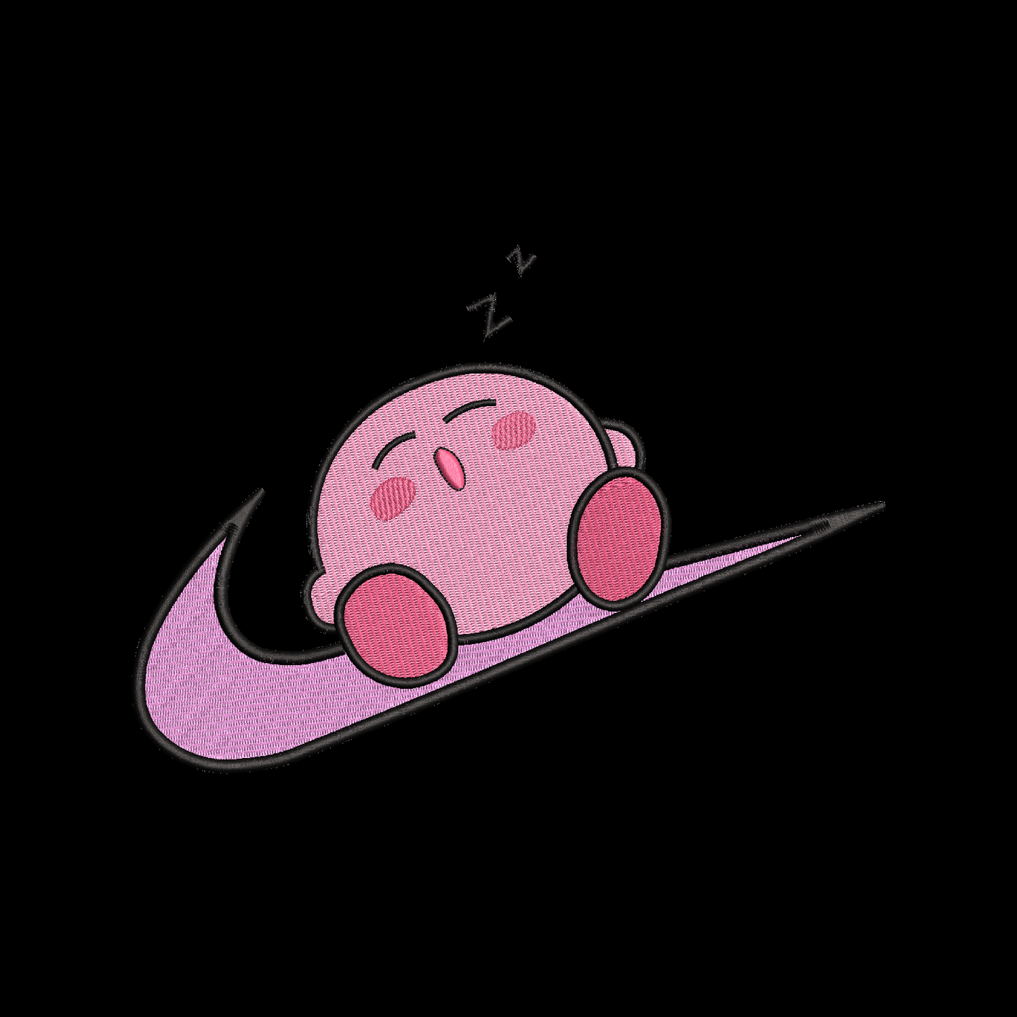 LIMITED Kirby Zzz EMBROIDERED ANIME HOODIE