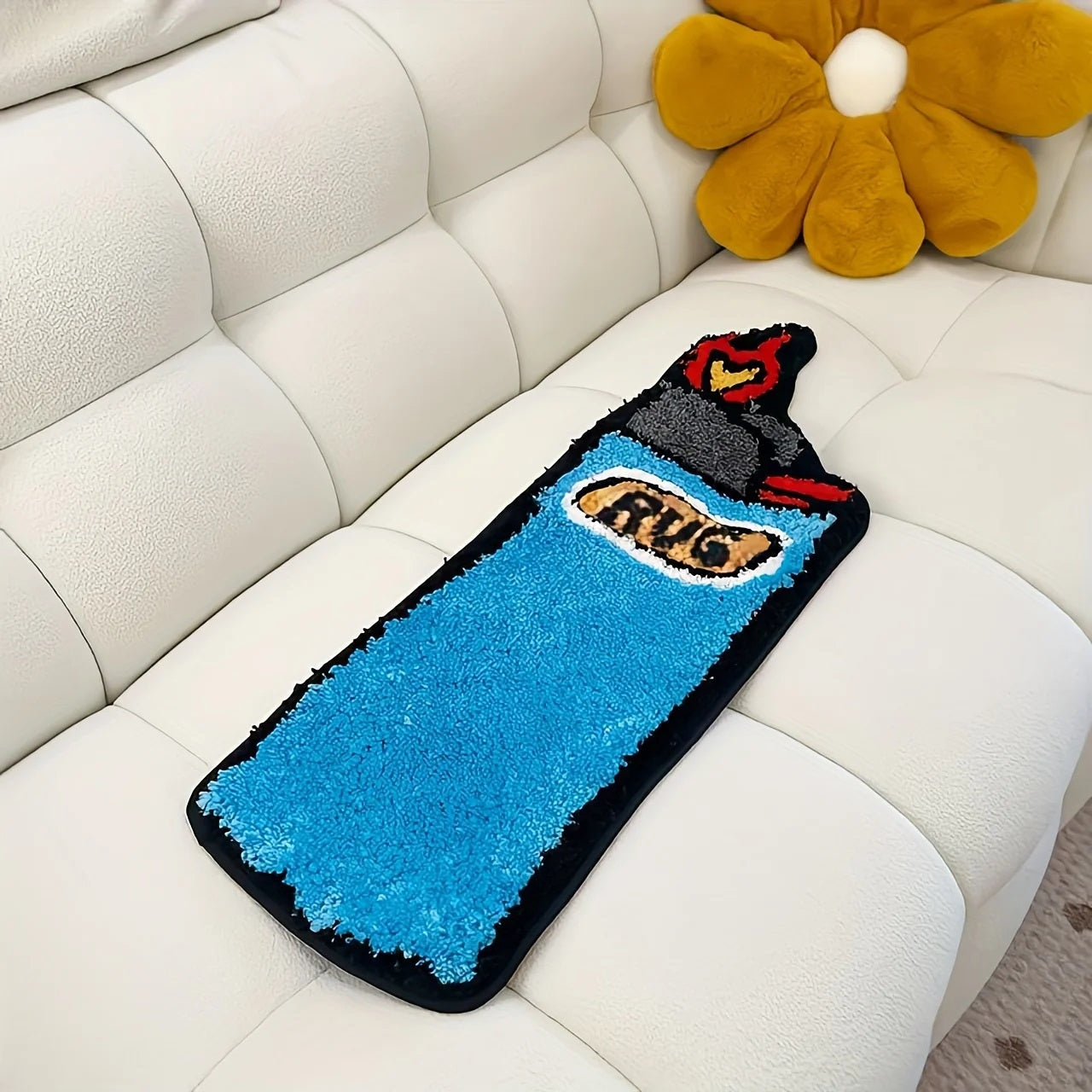Blue Lighter Handmade Rug