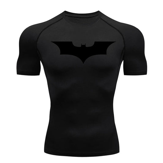 Batman Inspired Athletic Compression Shirt