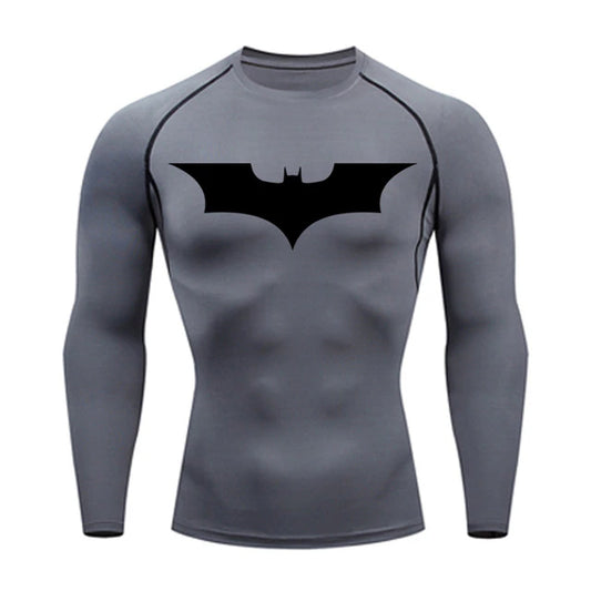 Batman Inspired Athletic Compression Shirt