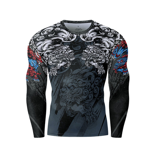 Yakuza Inspired Athletic Compression Shirt