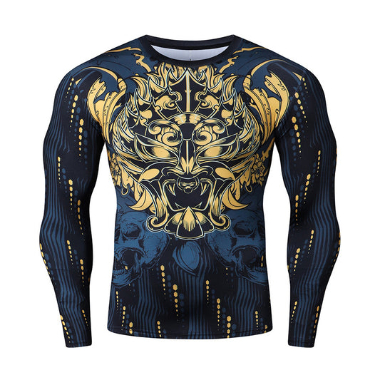 Yakuza Inspired Athletic Compression Shirt