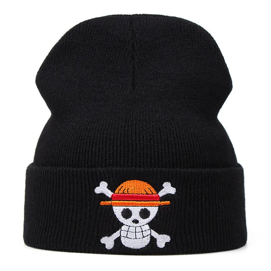 LIMITED One Piece Straw Hats Embroidered Beanie