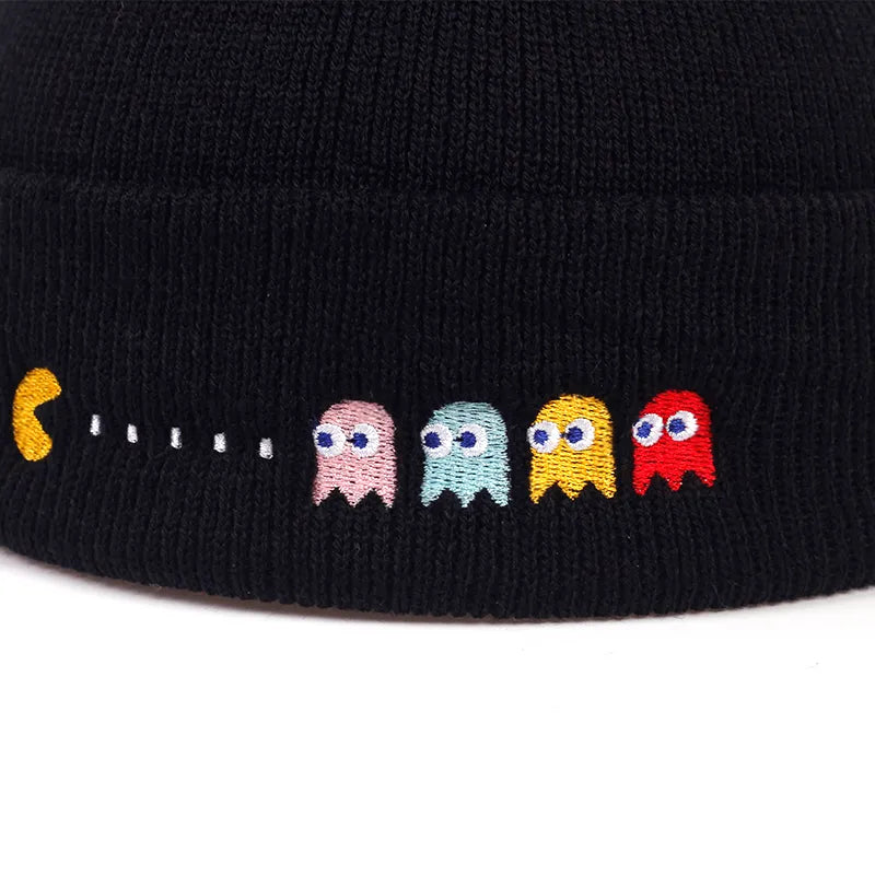 LIMITED Pac-Man Embroidered Beanie