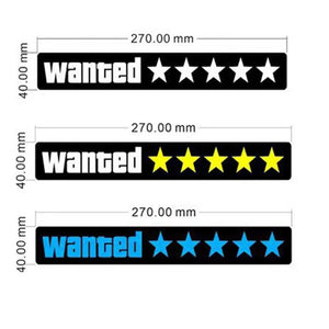 LIMITED GTA6 Wanted LED Car Sticker