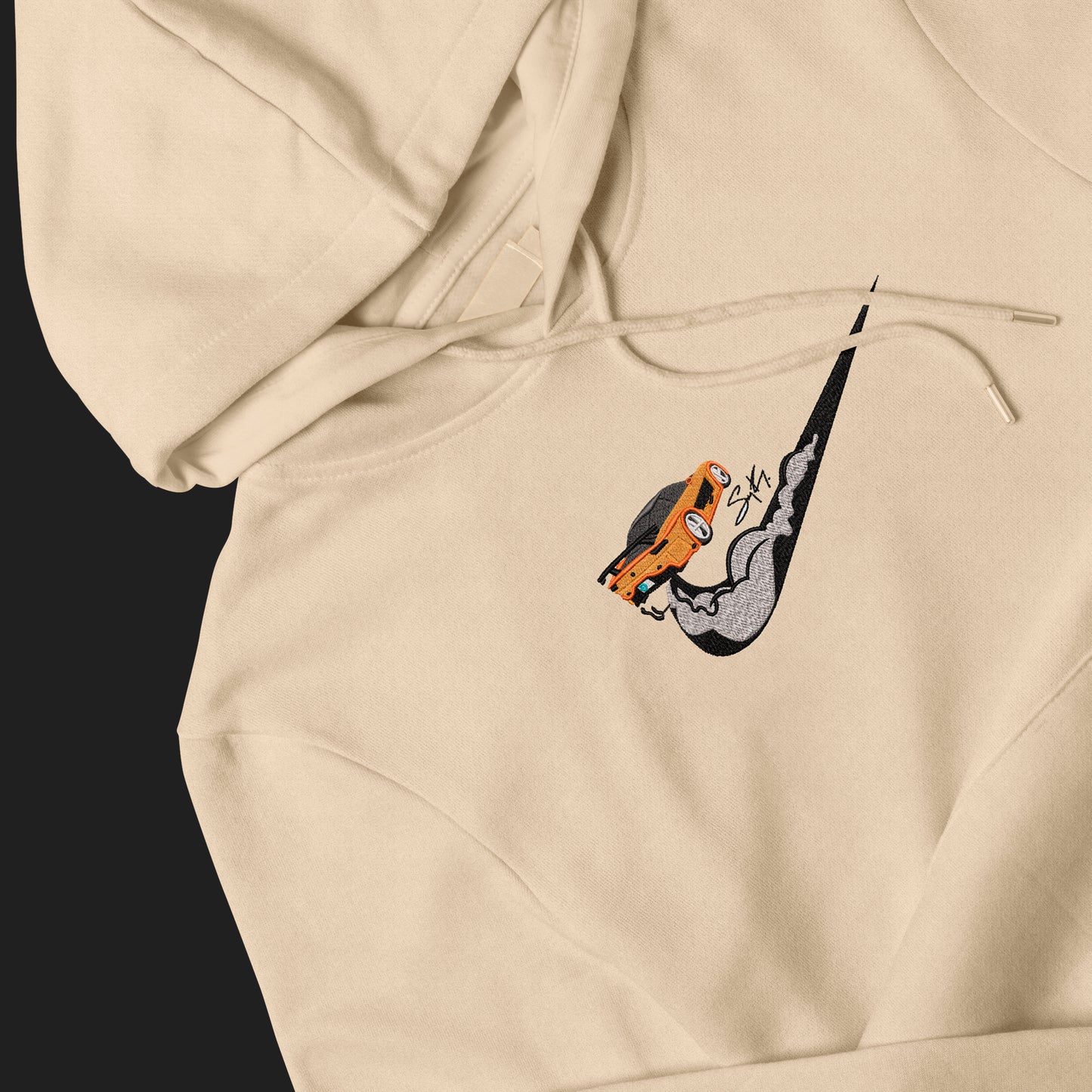 LIMITED Han's RX7 Just Drift It EMBROIDERED HOODIE