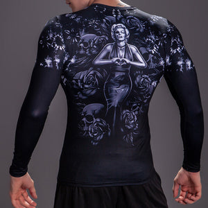 Yakuza Inspired Athletic Compression Shirt