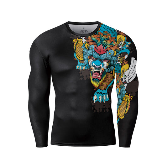 Yakuza Inspired Athletic Compression Shirt