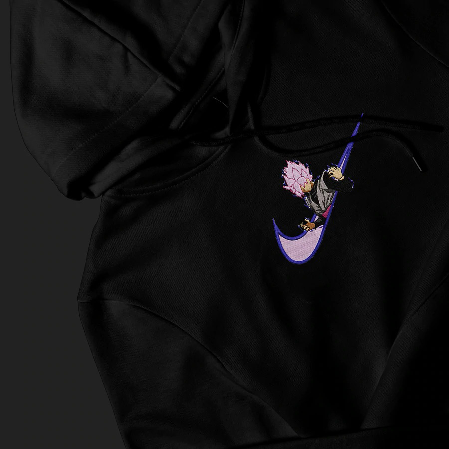 LIMITED DRAGONBALL GOKU BLACK X EMBROIDERED ANIME HOODIE