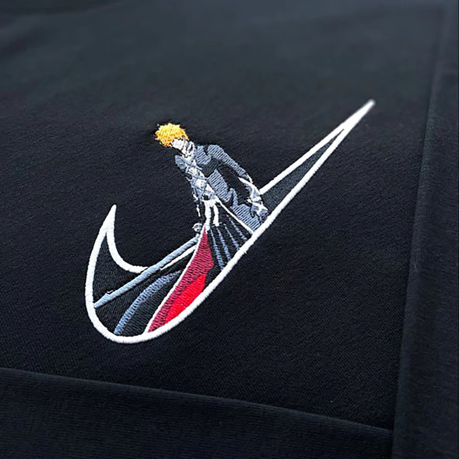 LIMITED BLEACH ICHIGO KUROSAKI X NIKE EMBROIDERED HOODIE